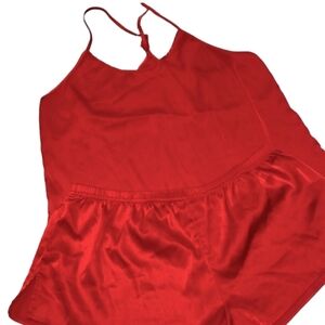 Ekouaer red lingerie sleep set size large